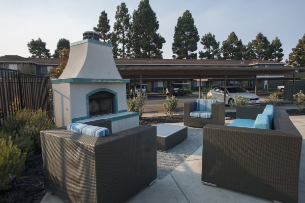Outdoor Firepit at Woodside Park in Salinas, California