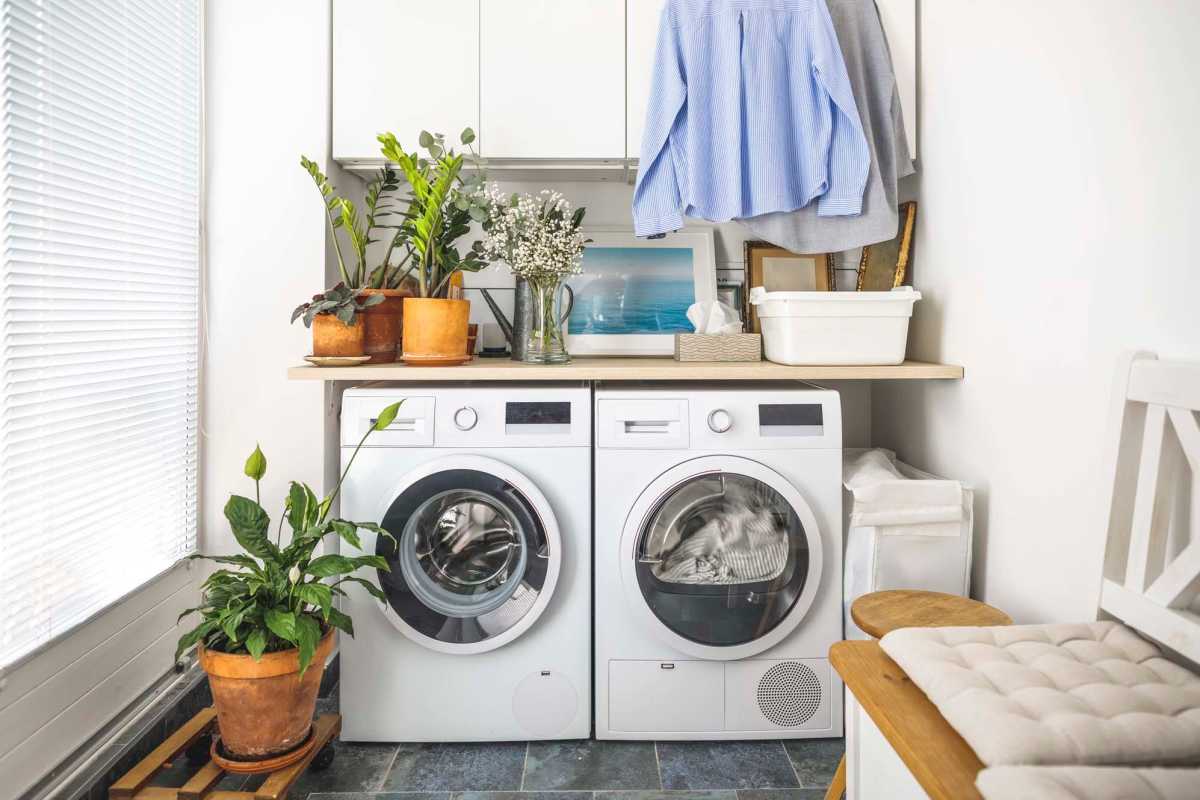 Laundry services offered at Fountain View Apartments in Indianapolis, Indiana