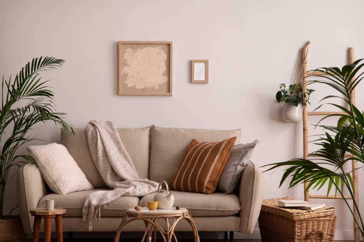 Living room at Millbrook Apartments in Shreveport, Louisiana