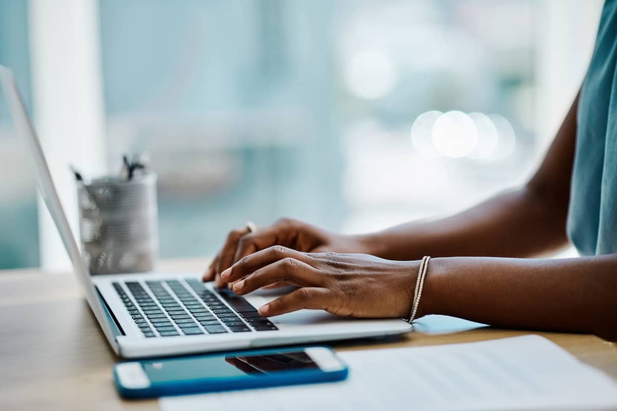 Residents at business centre with computers at Arbor Pines in Orange, Texas