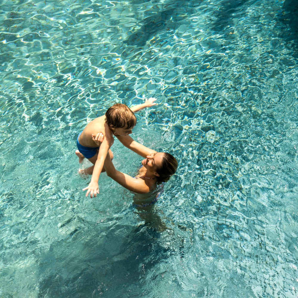 Swimming Pool at Mercado Apartments in Perris, California