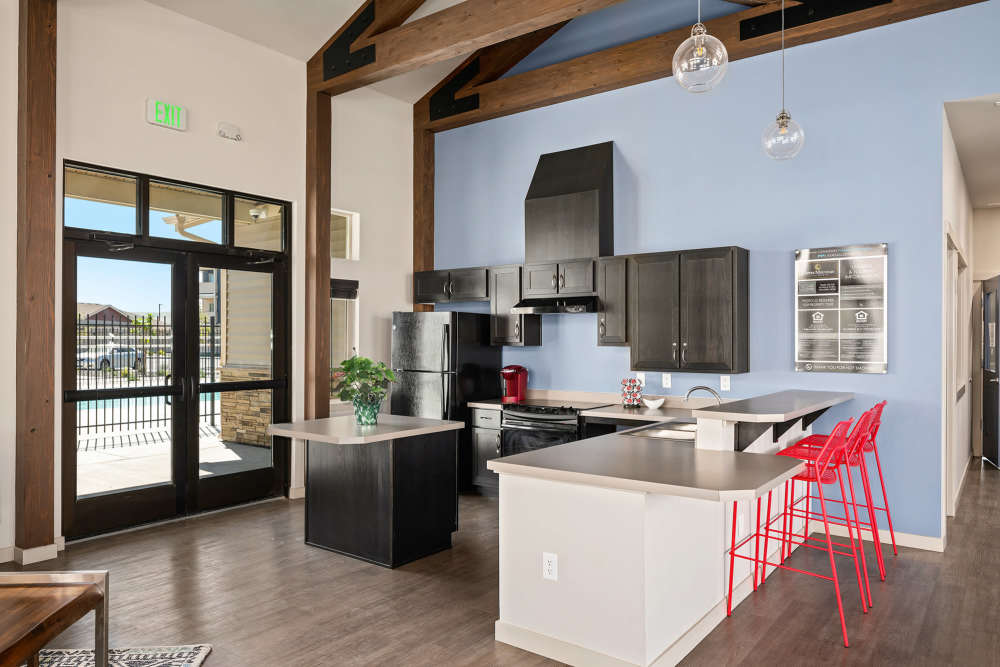 Clubhouse kitchen at alttext