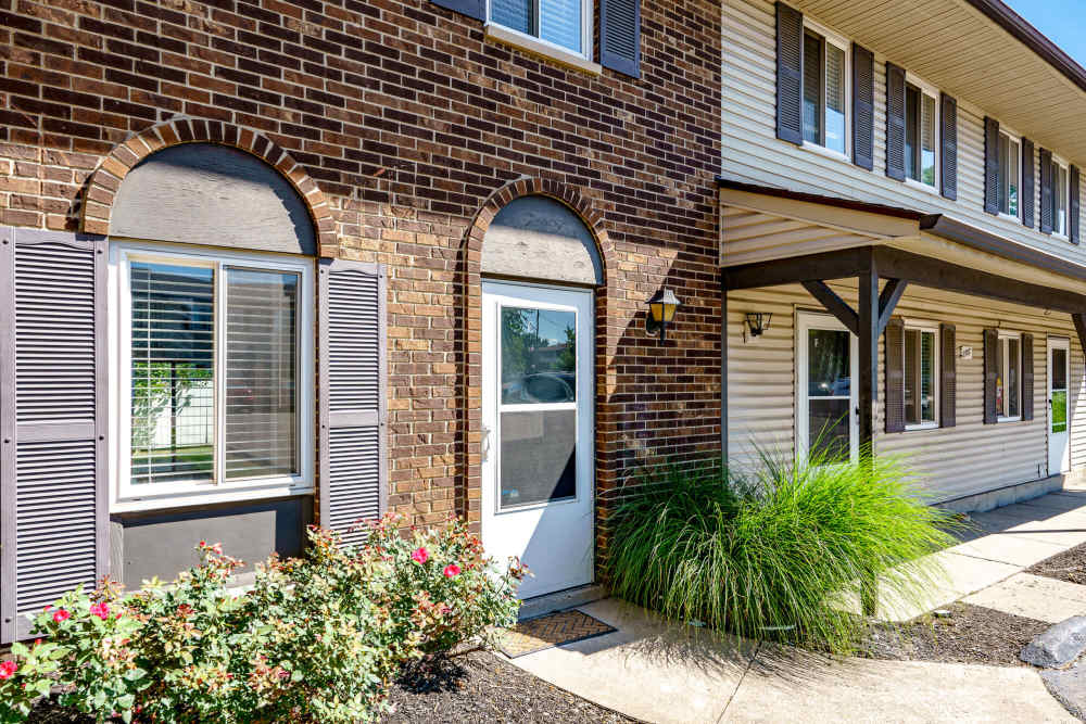 Entrance of an apartment at Maple Oaks in Middletown, Ohio