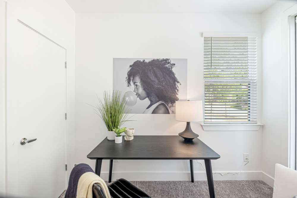 Desk area in model home at Saylor at Southside Trail in Atlanta, Georgia