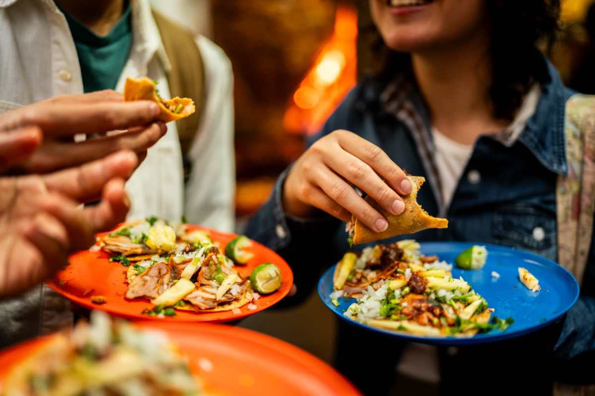  Residents eating food in restutrant near Autumn Pines in Humble, Texas