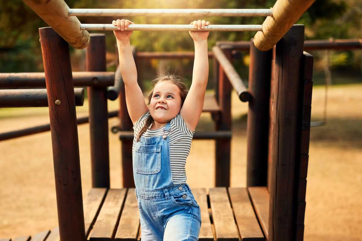 Community playground at Heritage Park in Fredericksburg, Virginia