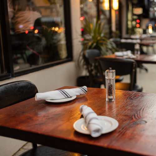 Restaurant seating nearby New Forge Crossing in Waynesboro, Pennsylvania
