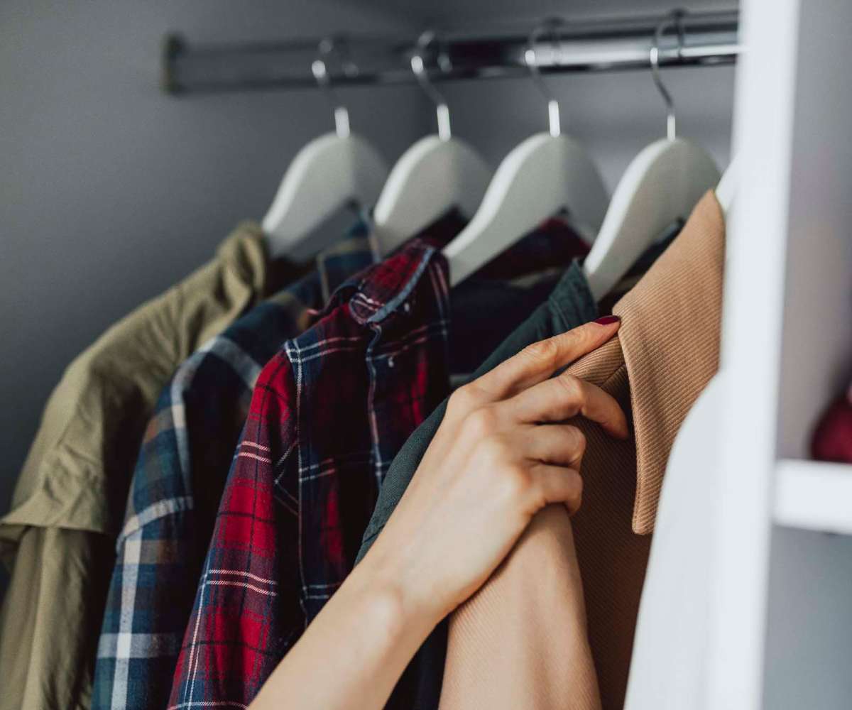 Walk-in closets at Sadler House in San Marcos, Texas