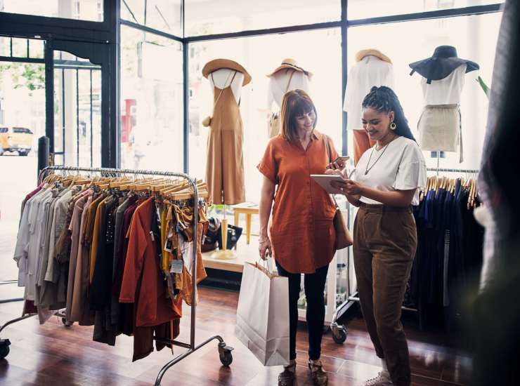Woman shopping near Hudson Woods in Gastonia, North Carolina