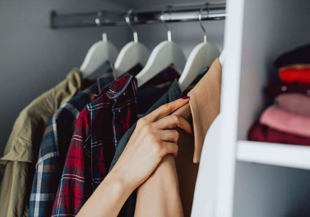 Walk-in closet at Central Park in Park Forest, Illinois