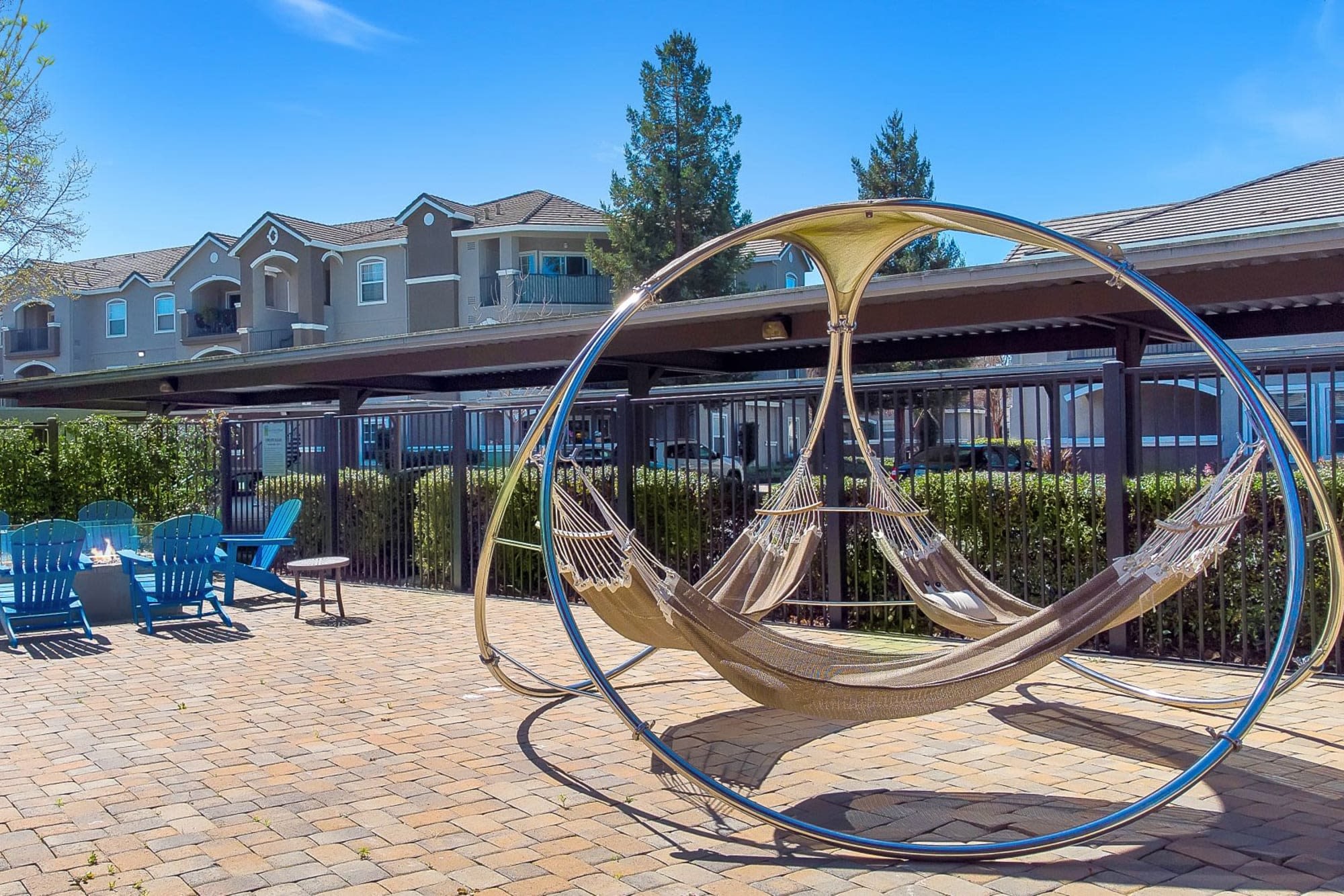 Bark park at Hawthorn Village Apartments in Napa, California