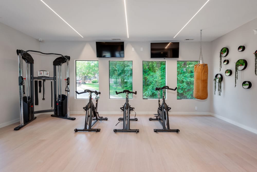 Cycle studio at The Forest in Durham, North Carolina
