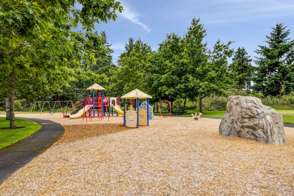 Playground near by at Eagleview in Joint Base Lewis McChord, Washington