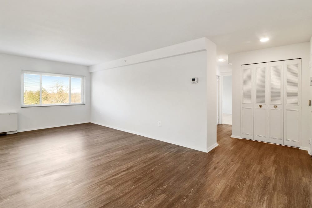 hardwood style floors at Ruxton Towers in Towson, Maryland