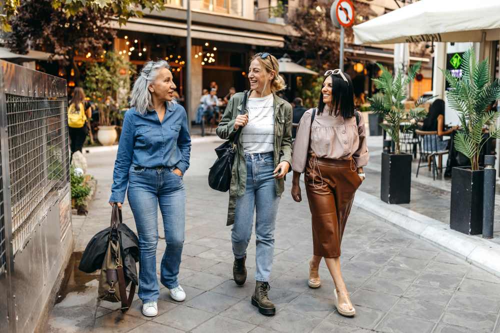 Residents exploring the neighborhood at Martin Flats in Nashville, Tennessee