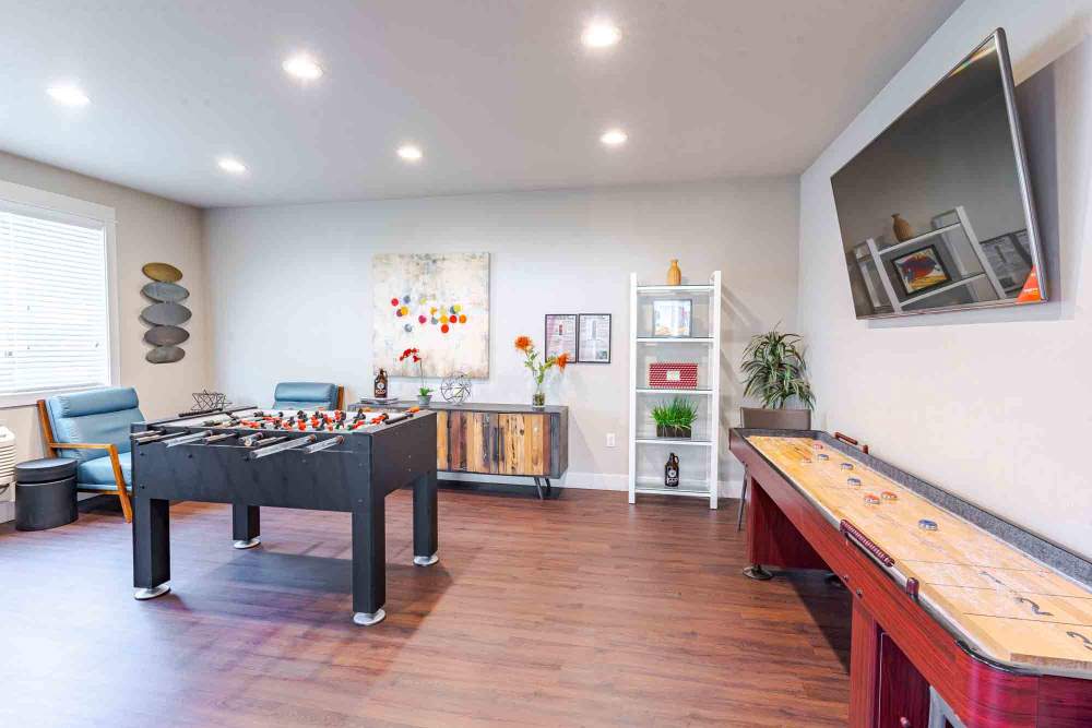 Game Room at Ecco Apartments in Eugene, OR