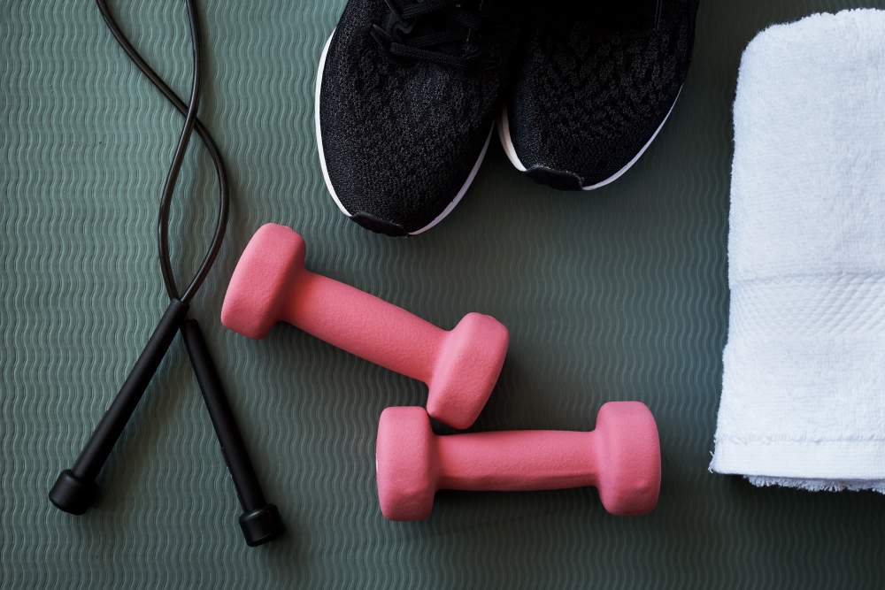 A fitness center equipment at Davis Pointe in Sumter, South Carolina