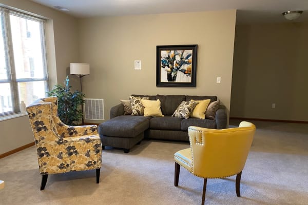 Senior assisted living apartment at Aurora on France in Edina, Minnesota