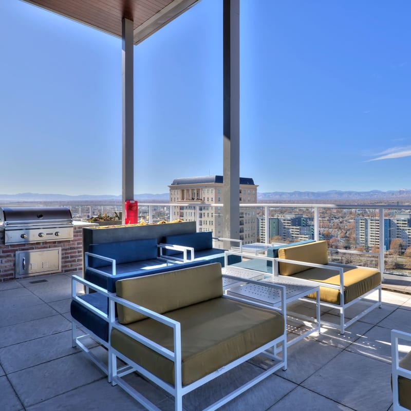 Rooftop Lounge at Civic Lofts in Denver, Colorado