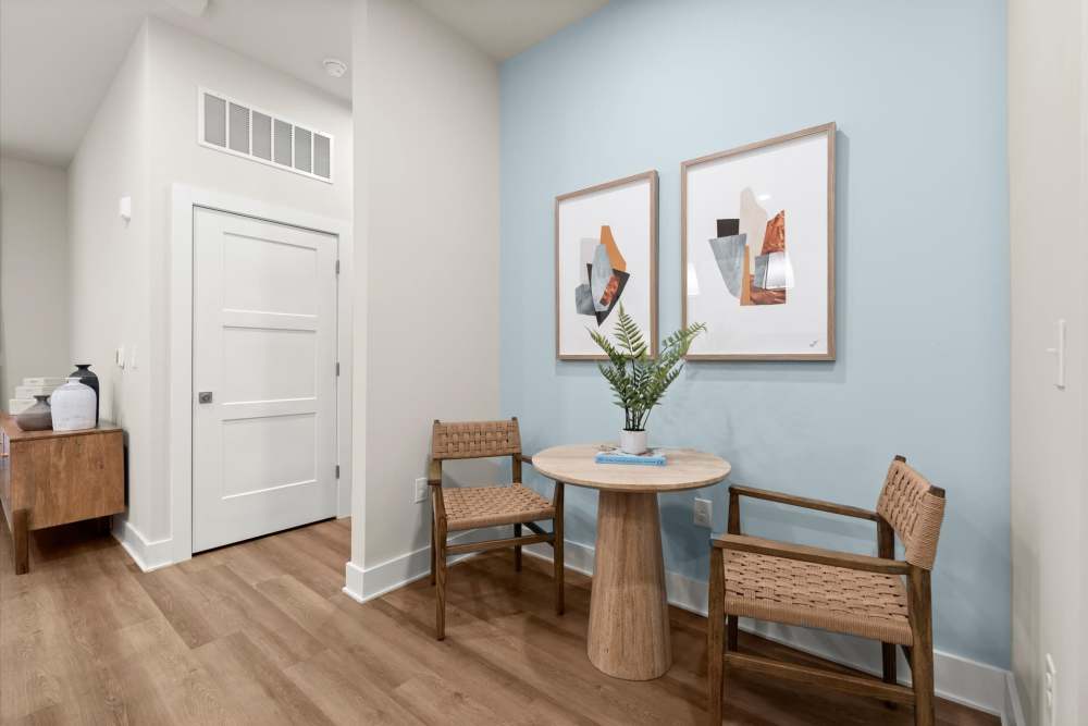 Living room at EVOQ East Cobb in Marietta, Georgia
