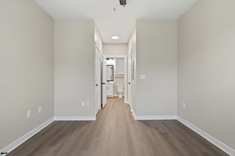 Bedroom area at 4000 Hulen Apartments in Fort Worth, Texas 
