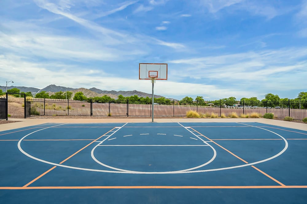 Basketball court at Main Street Lofts at Verrado in Buckeye, Arizona