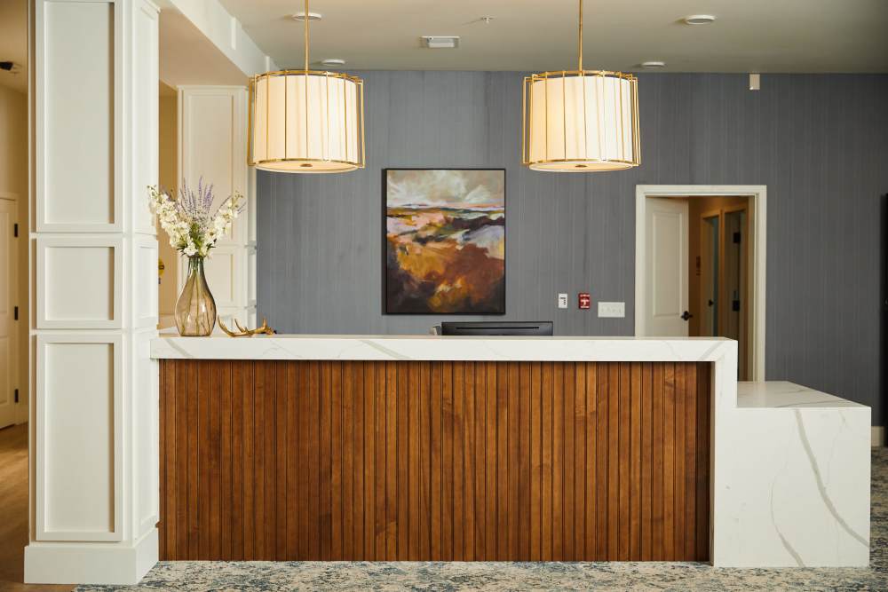 Reception area at SL Location 2 in Bend, Oregon