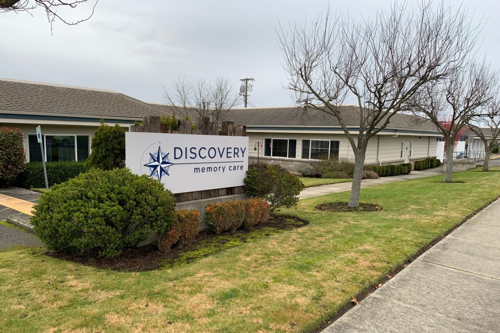 Entrance at Discovery Memory Care