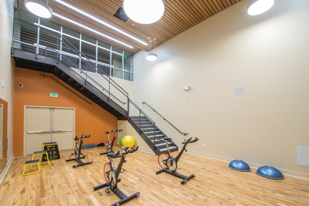 Fitness center at 2900 on First Apartments in Seattle, Washington