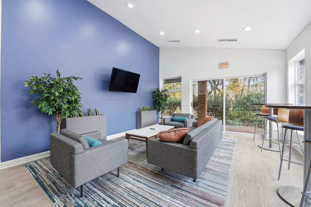 Renovated community clubhouse at Eagle Rock Apartments at Swampscott in Swampscott, Massachusetts