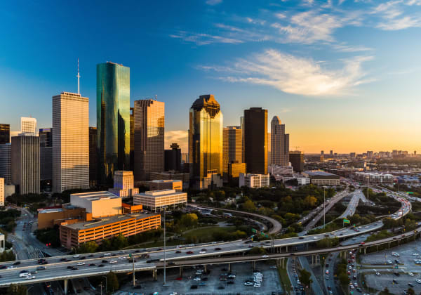 View of Houston, Texas from Marq 31