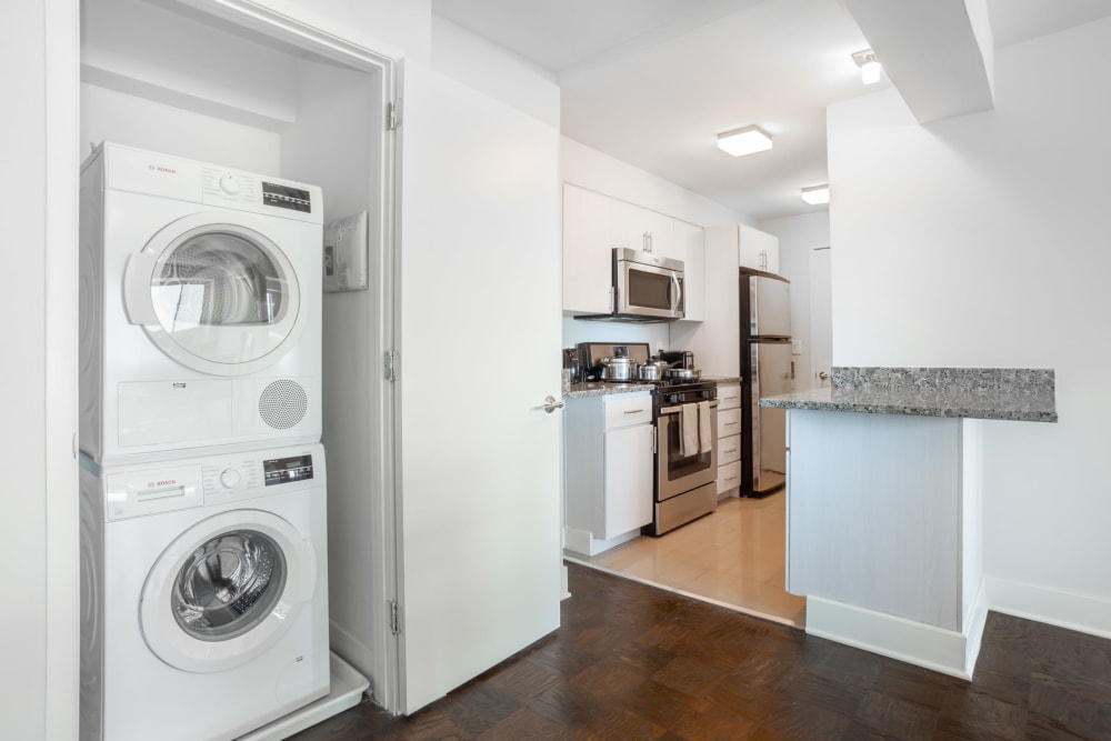 In-unit laundry at Adams View in Washington, District of Columbia