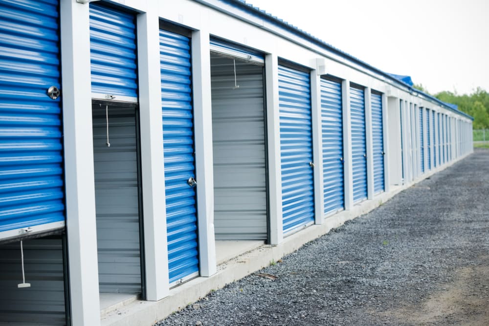 Exterior units at Apple Self Storage - Thorold in Welland, Ontario