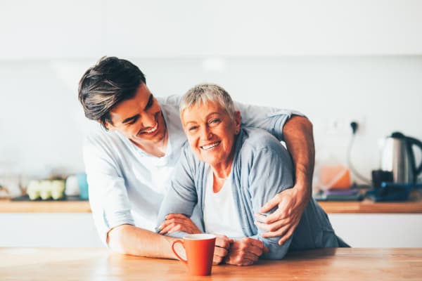 A happy couple at Heritage Senior Living in Blue Bell, Pennsylvania