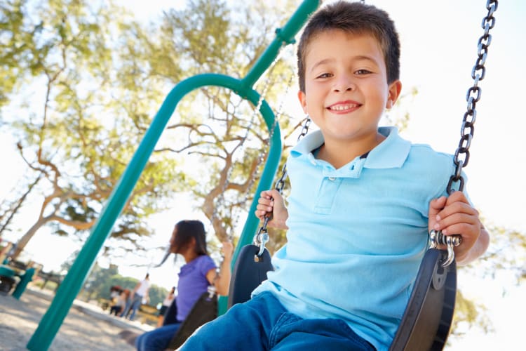 Community playground at Wedgewood Hills Apartment Homes