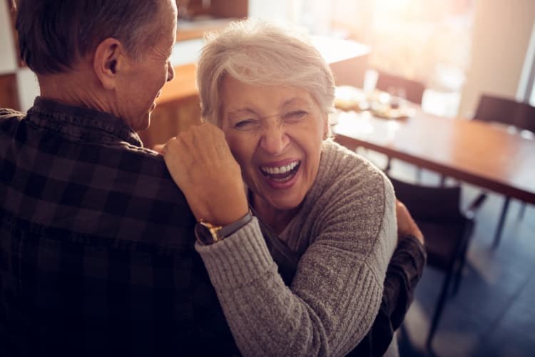 Residents dancing at BPM Senior Living