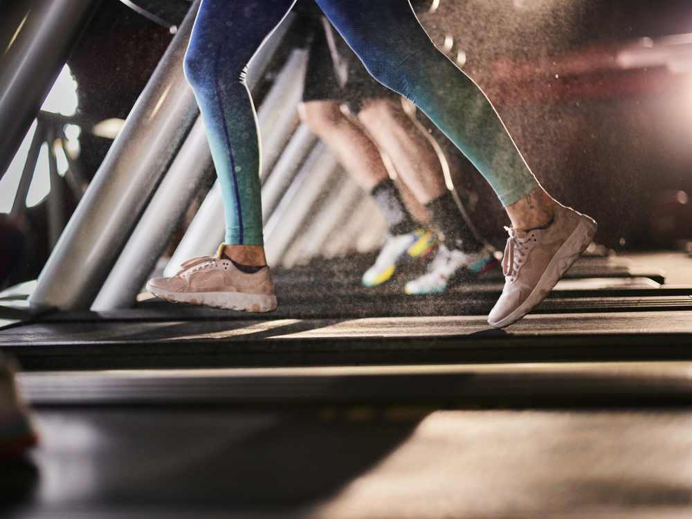 Fitness center with cardio equipments at The Reserve at Brookhaven in Palm Coast, Florida