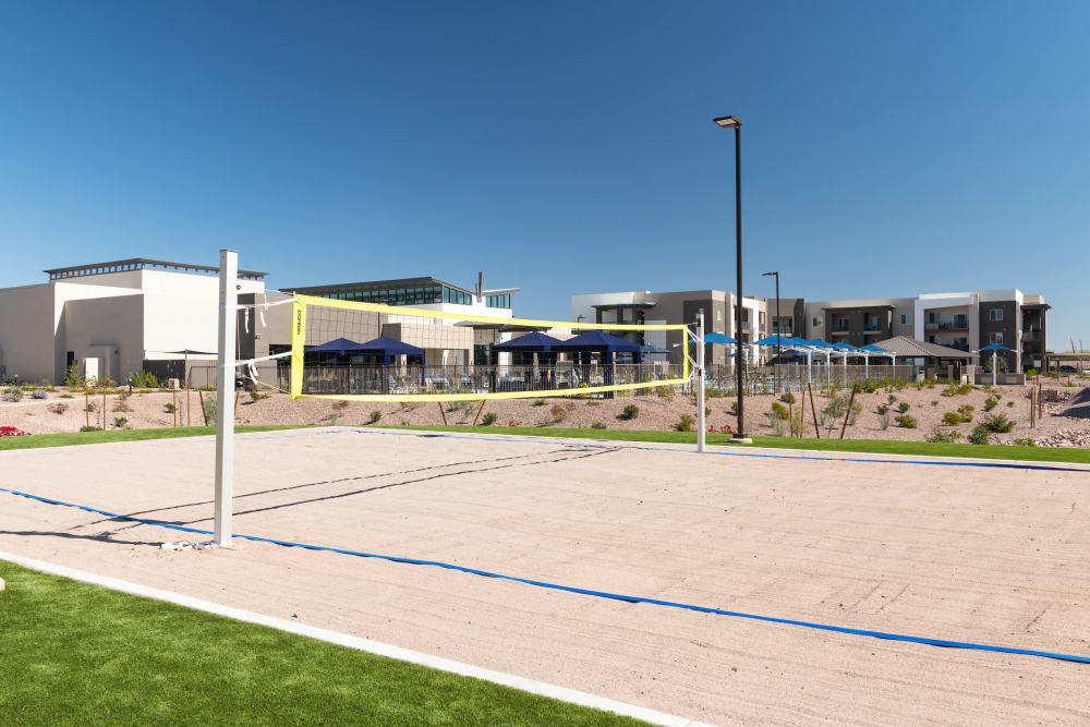 Sky at Chandler Airpark in Chandler, AZ has a Sand Volleyball Court