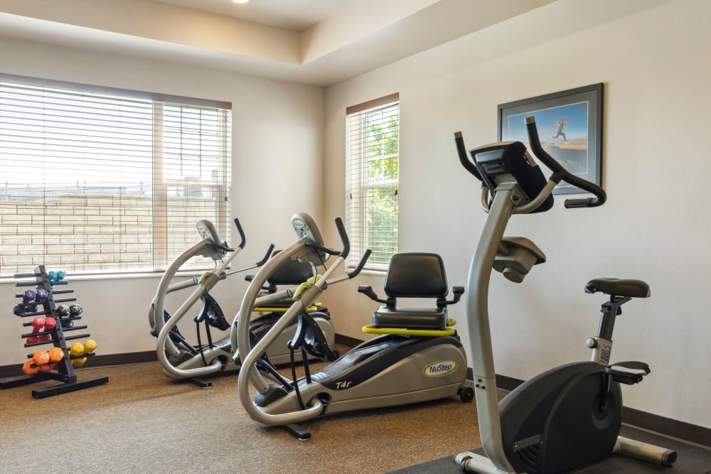 Fitness room at Amira Choice Forest Lake in Forest Lake, Minnesota