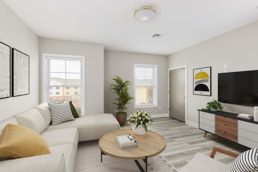 Beautiful Living Room at Westgate, an Eagle Rock Community | Apartments in Westgate Fishkill, NY