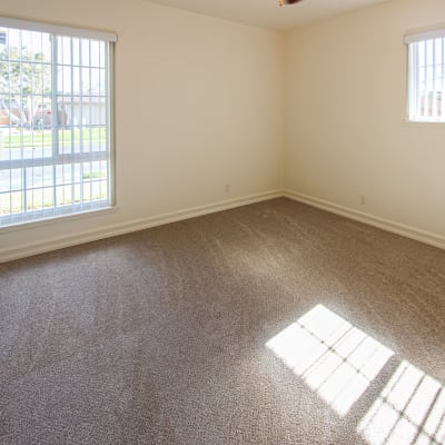 A well-lit bedroom at Chesterton in San Diego, California