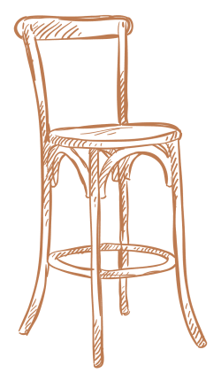 A chair logo from Artisan Living Bella Citta in Davenport, Florida