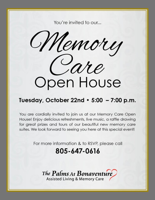 Open event at Palms at Bonaventure Assisted Living.