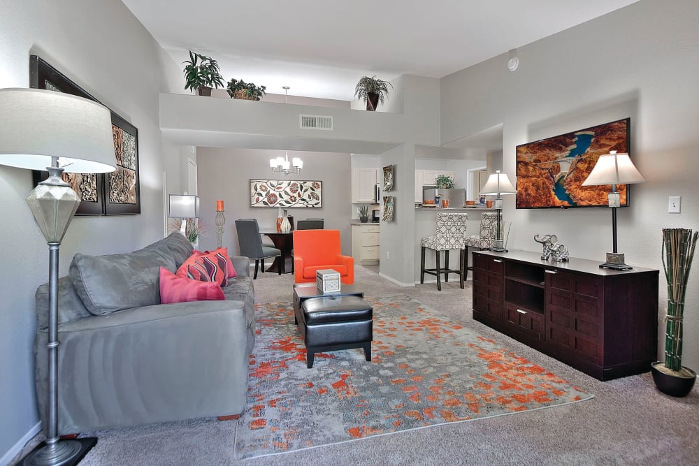 Living Room at Cielo Apartment Homes in Henderson, Nevada