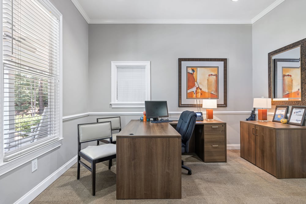 Leasing office at Marquis at Sugarloaf in Duluth, Georgia