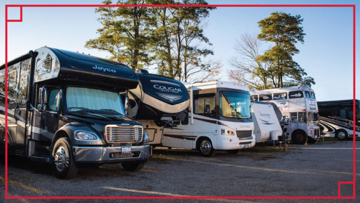 rv, boat and vehicle parking at apple self storage