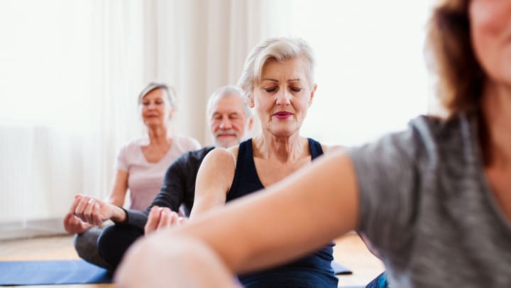 Seven domains of well-being for achieving New Years Resolutions at Maple Ridge Senior Living.