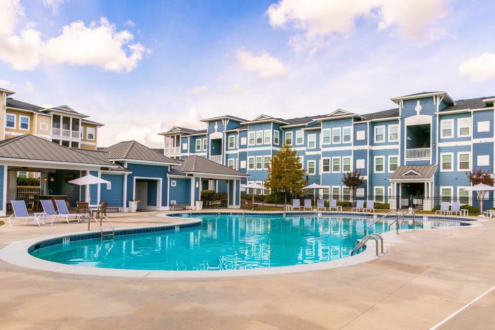 Swimming pool at Thomaston Crossing in Macon, Georgia