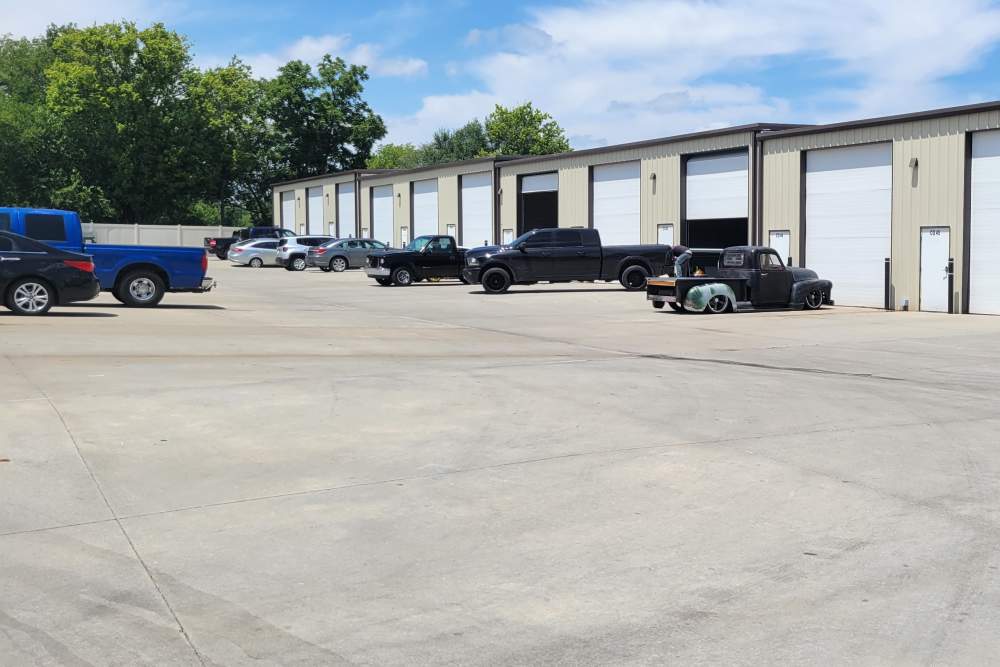 Multiple storage vehicles at American Self Storage in Raymore Missouri