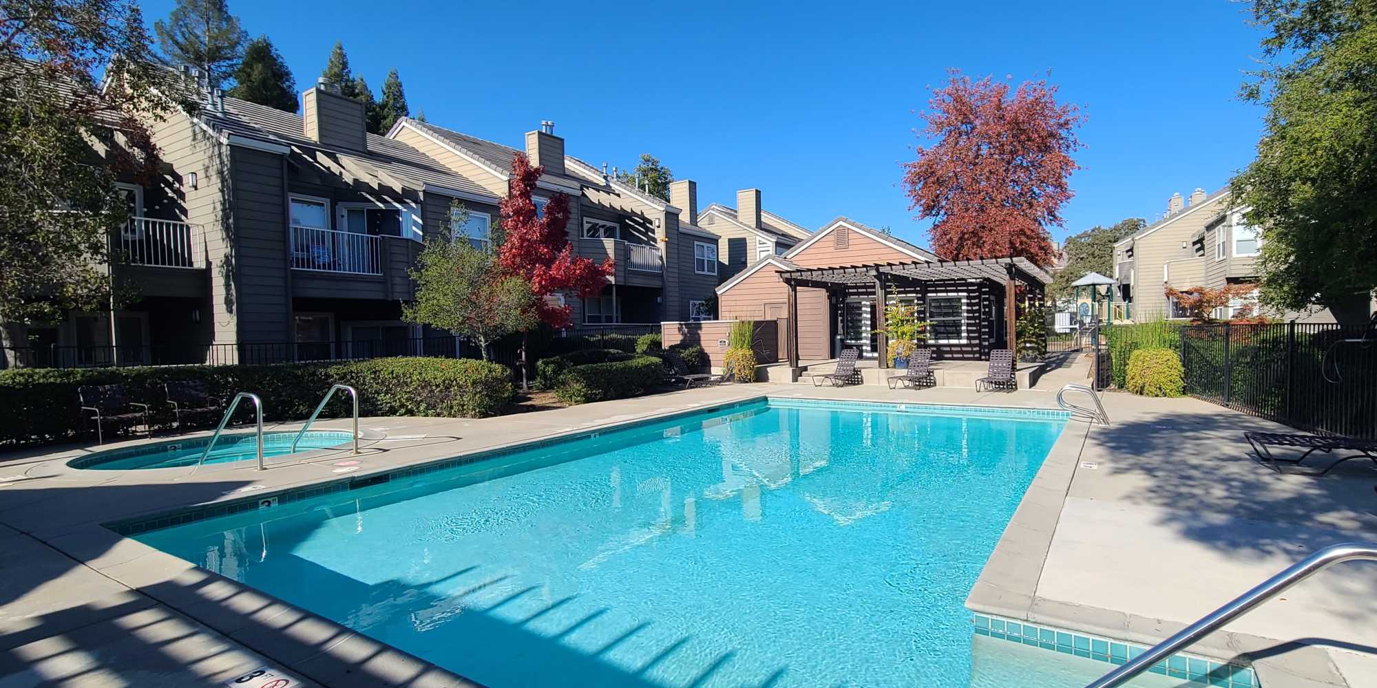 Swimming pool at Granite Creek in Rocklin, California